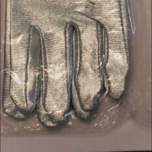 Accessories - Silver Elbow length gloves costume Accessories - Silver Elbow length gloves costume